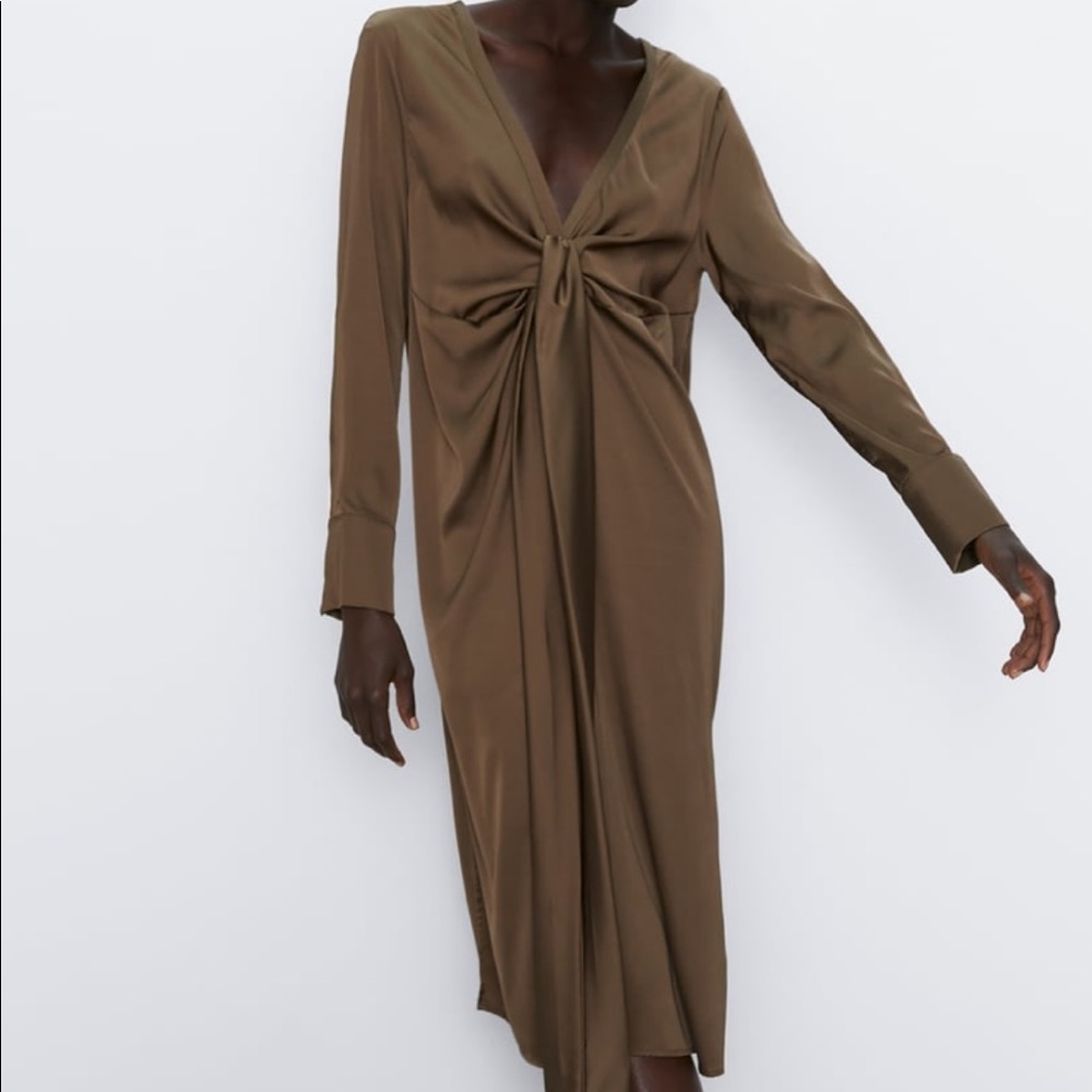 Zara satin dress